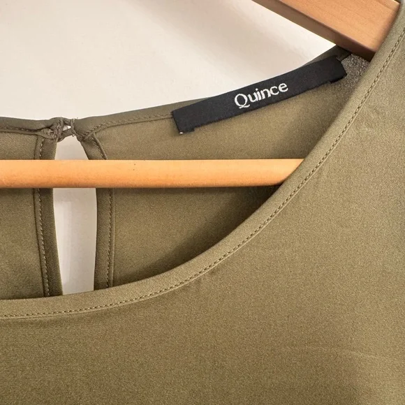 Quince Silk Mini Dress - Picture 3 of 5